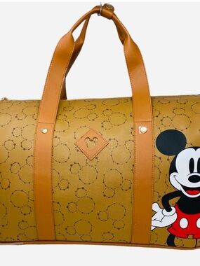 Disney Mickey Mouse 20” Duffel Travel Overnight Weekender Bag w/ Wheels